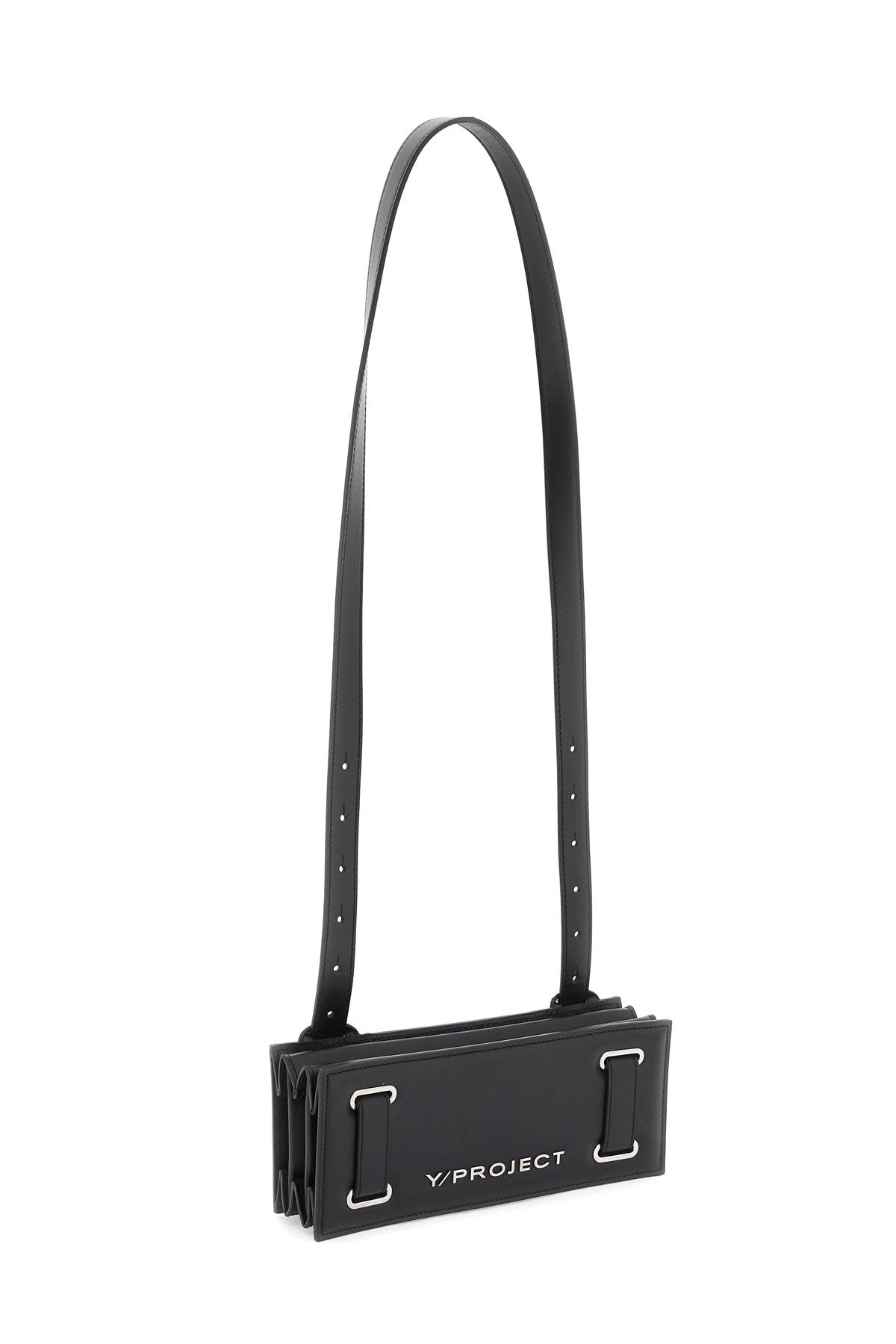 Shop Y/project Y Project Mini Accordion Crossbody Bag Women In Black