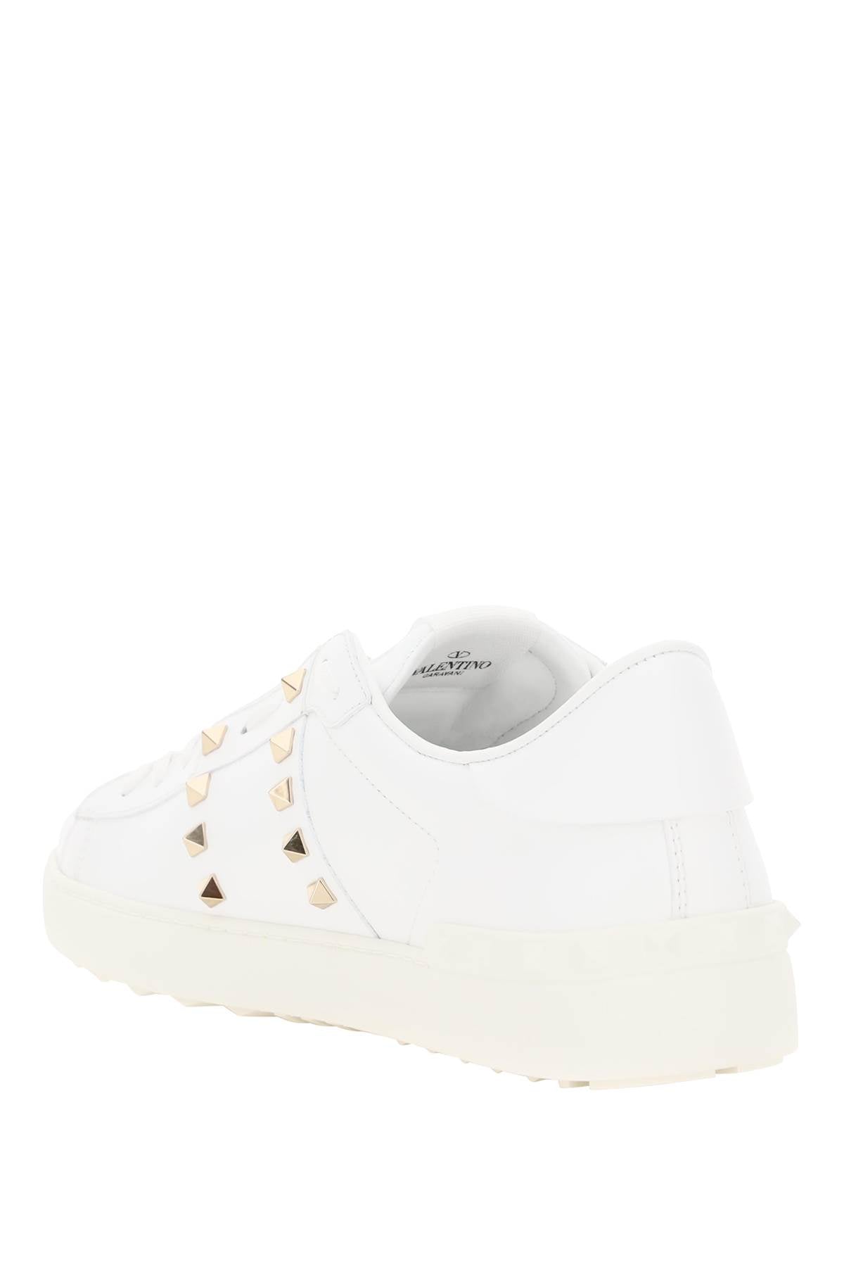 Shop Valentino Garavani Open Rockstud Untitled Sneaker Men In Multicolor