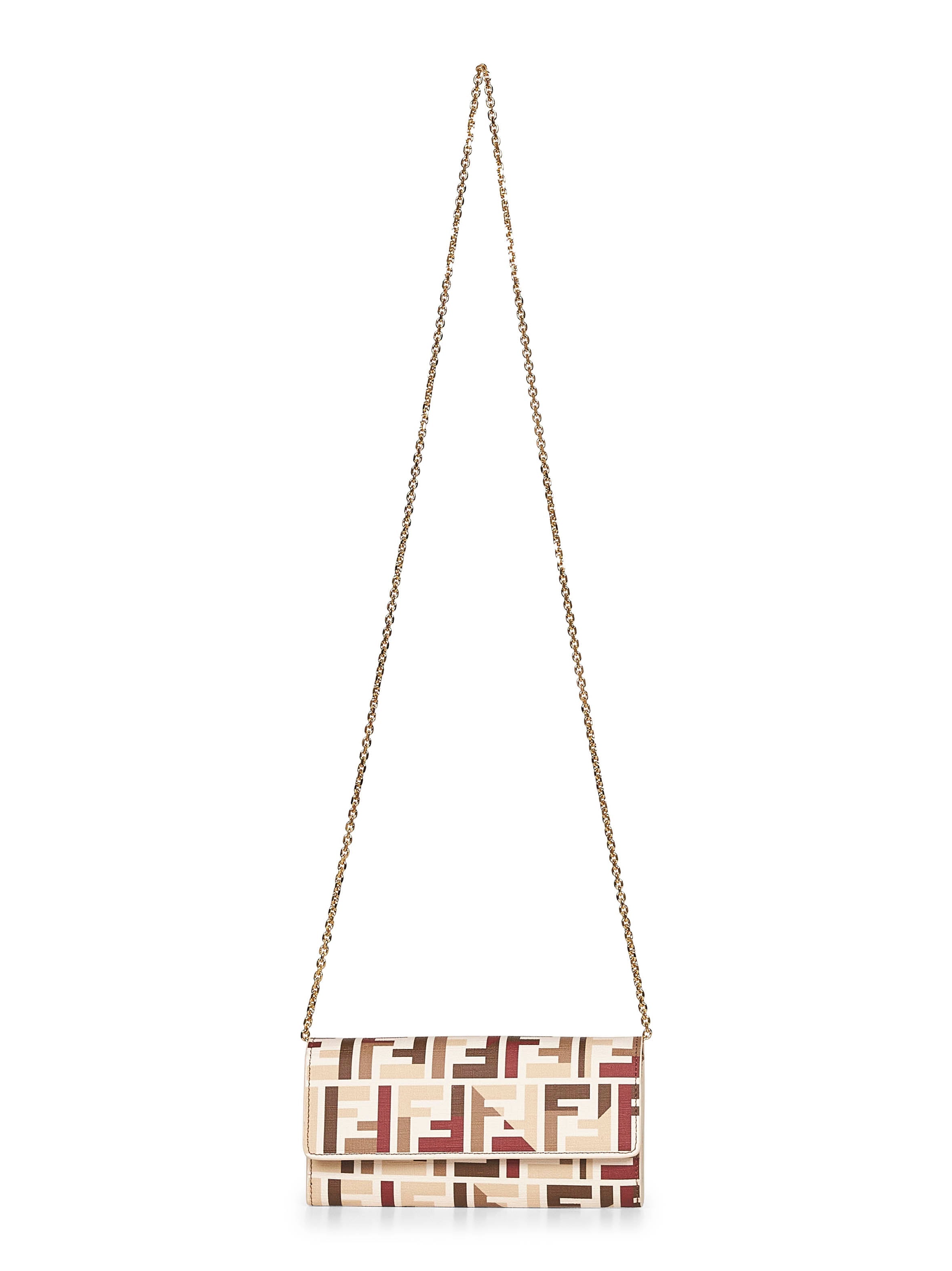 Fendi Multicolor Ff Fabric Wallet In Multi