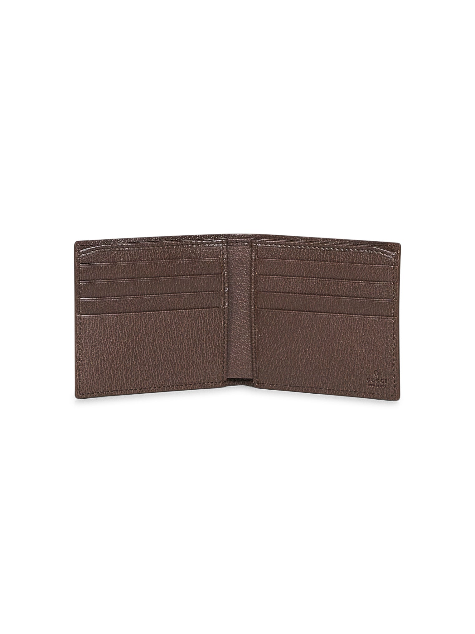 Gucci Men Beige Gg Bi-fold Wallet In Gray