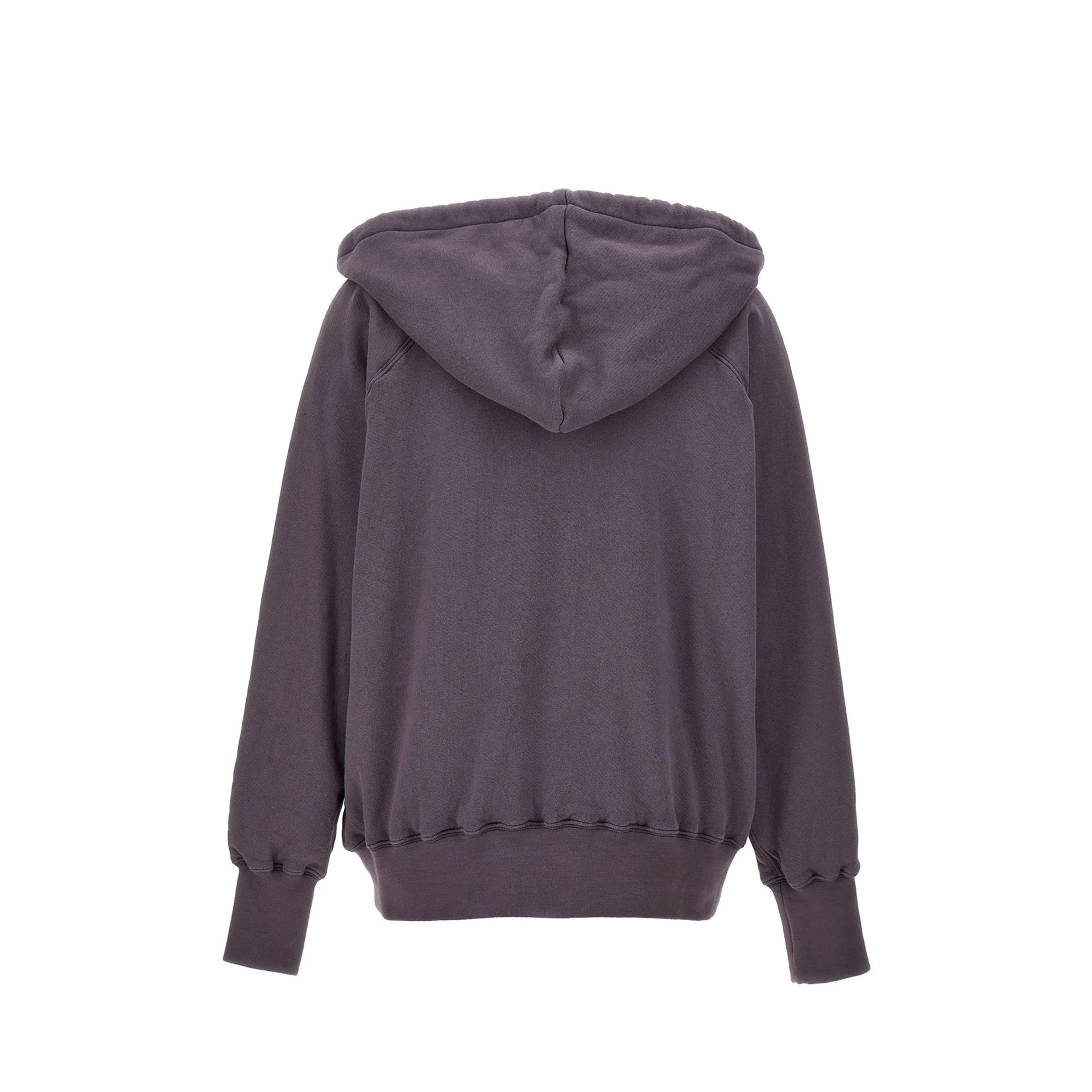 Maison Margiela Cotton Hooded Sweatshirt Women In Purple
