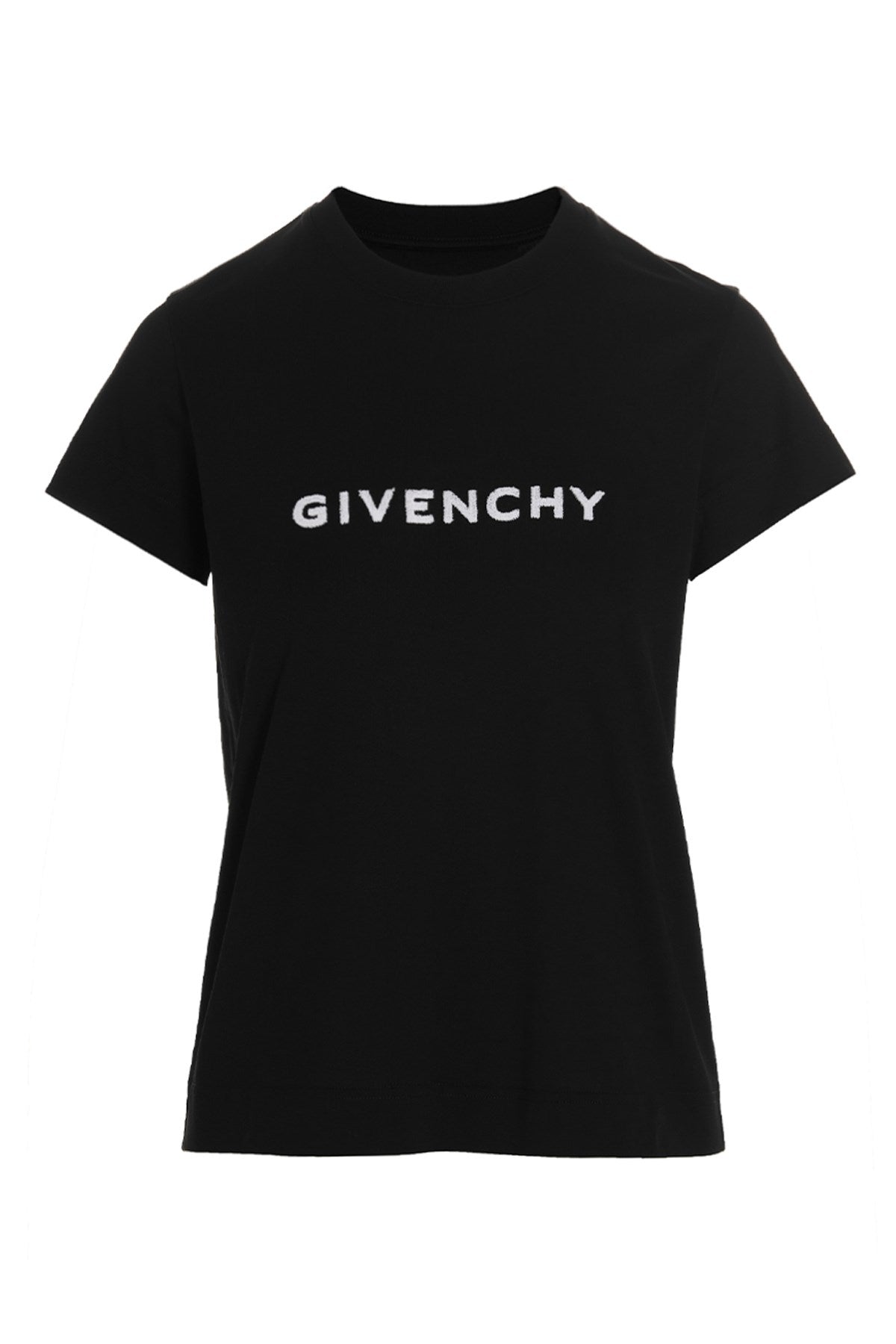 Givenchy Women Velvet Logo T-shirt In Multicolor