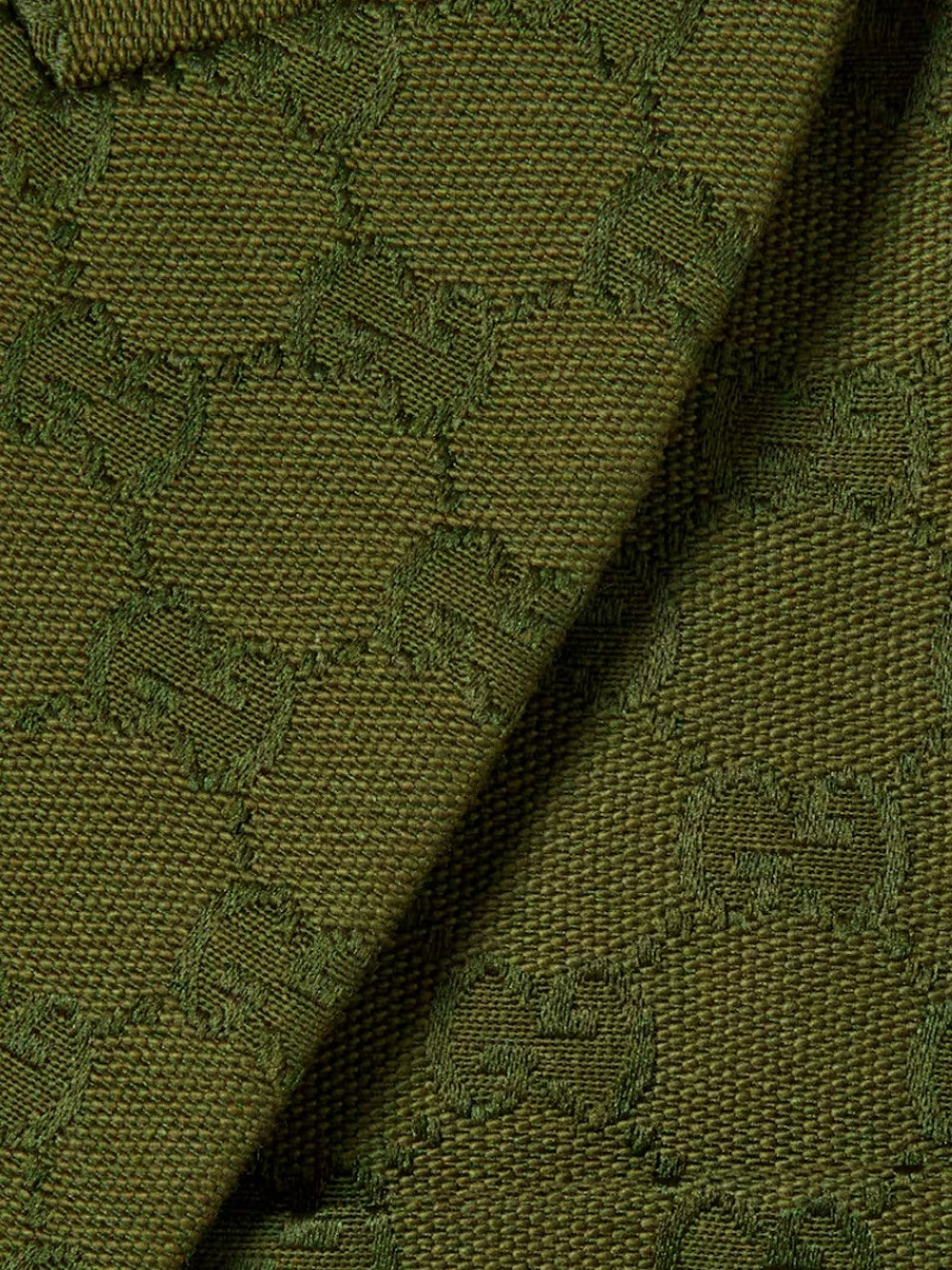 Gucci Gg Fabric Double-breasted Jacket In Green