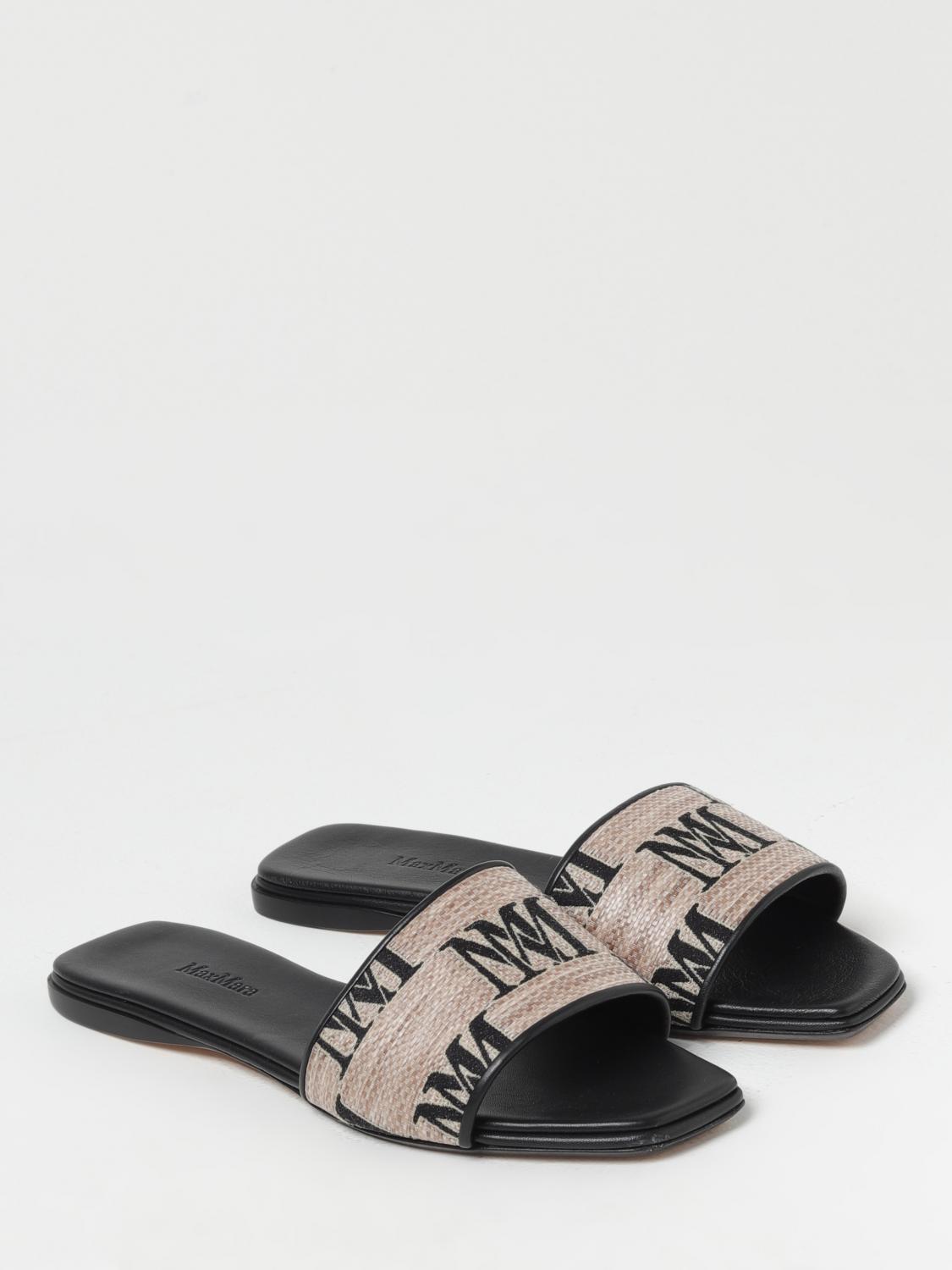 Max Mara Flat Sandals Woman Multicolor In Multi