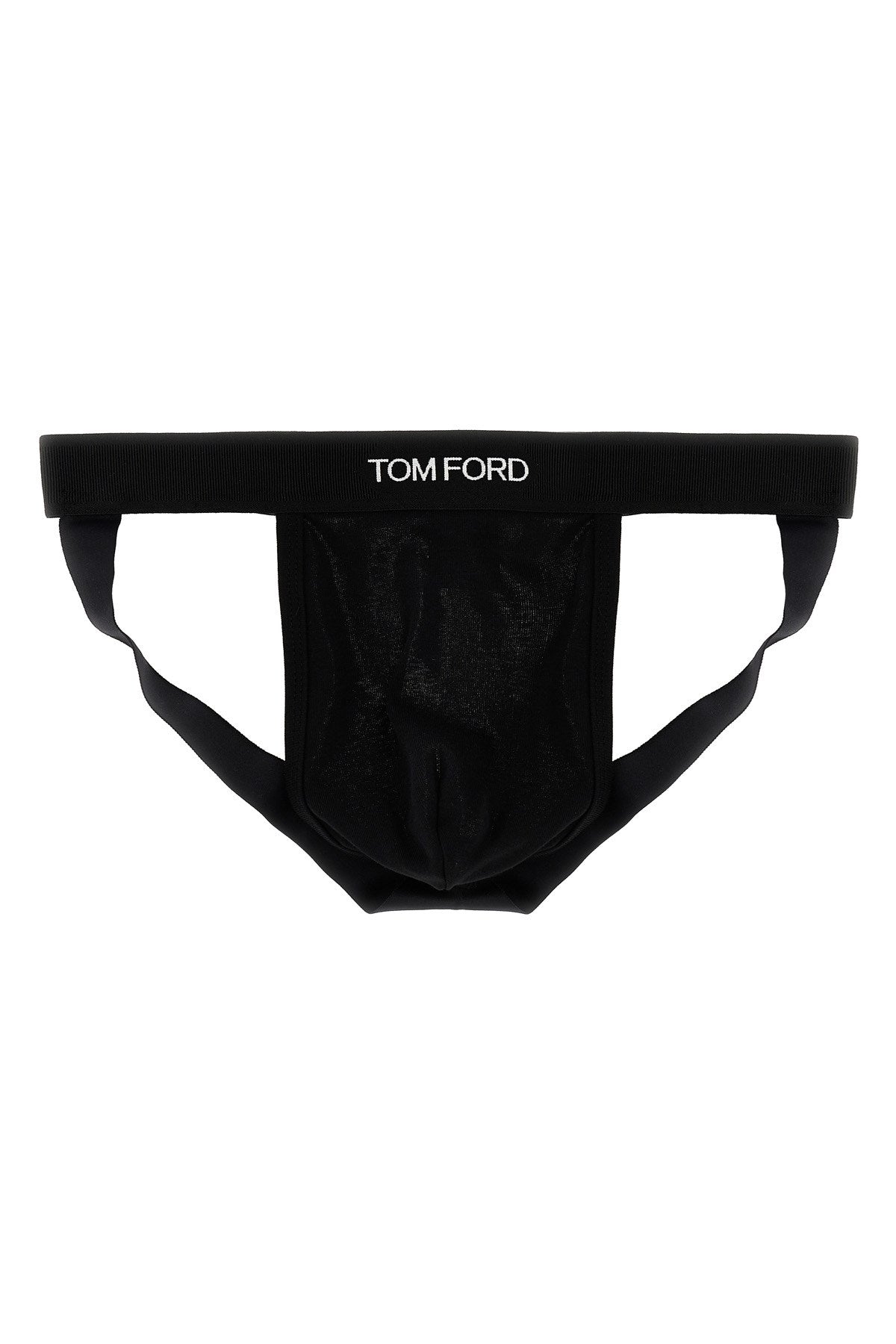 Tom Ford Men Logo Briefs In Black