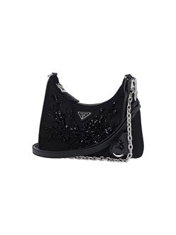 Prada Women Re-edition 2005' Rhinestone Crossbody Bag