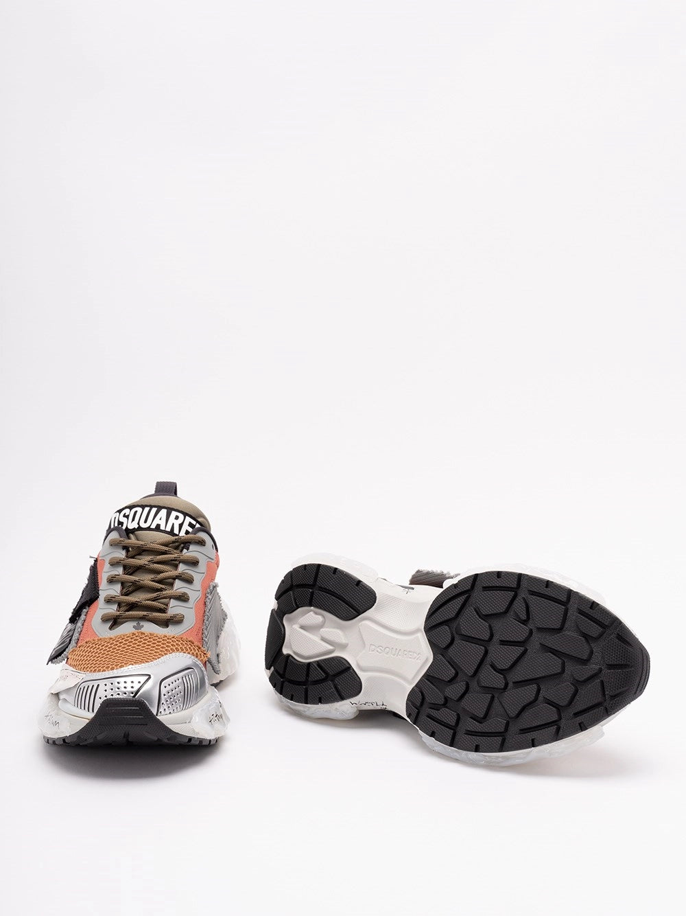 Dsquared2 Lace-up Sneakers In Multi