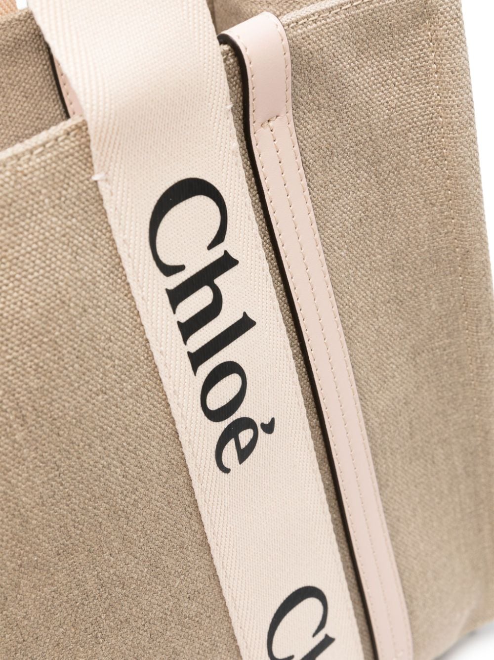 Chloé Women Woody Canvas Medium Tote
