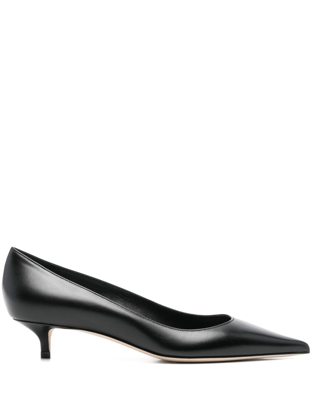 Jimmy Choo 50mm Amelia Pointed-toe Kitten-heel Pumps