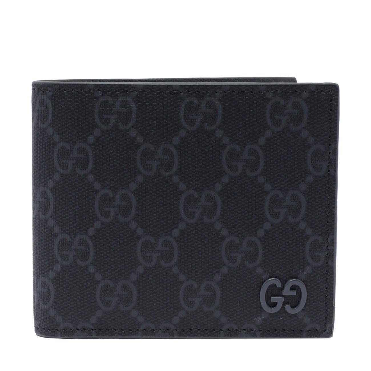 Gucci Men Gg Bi-fold Wallet In Black