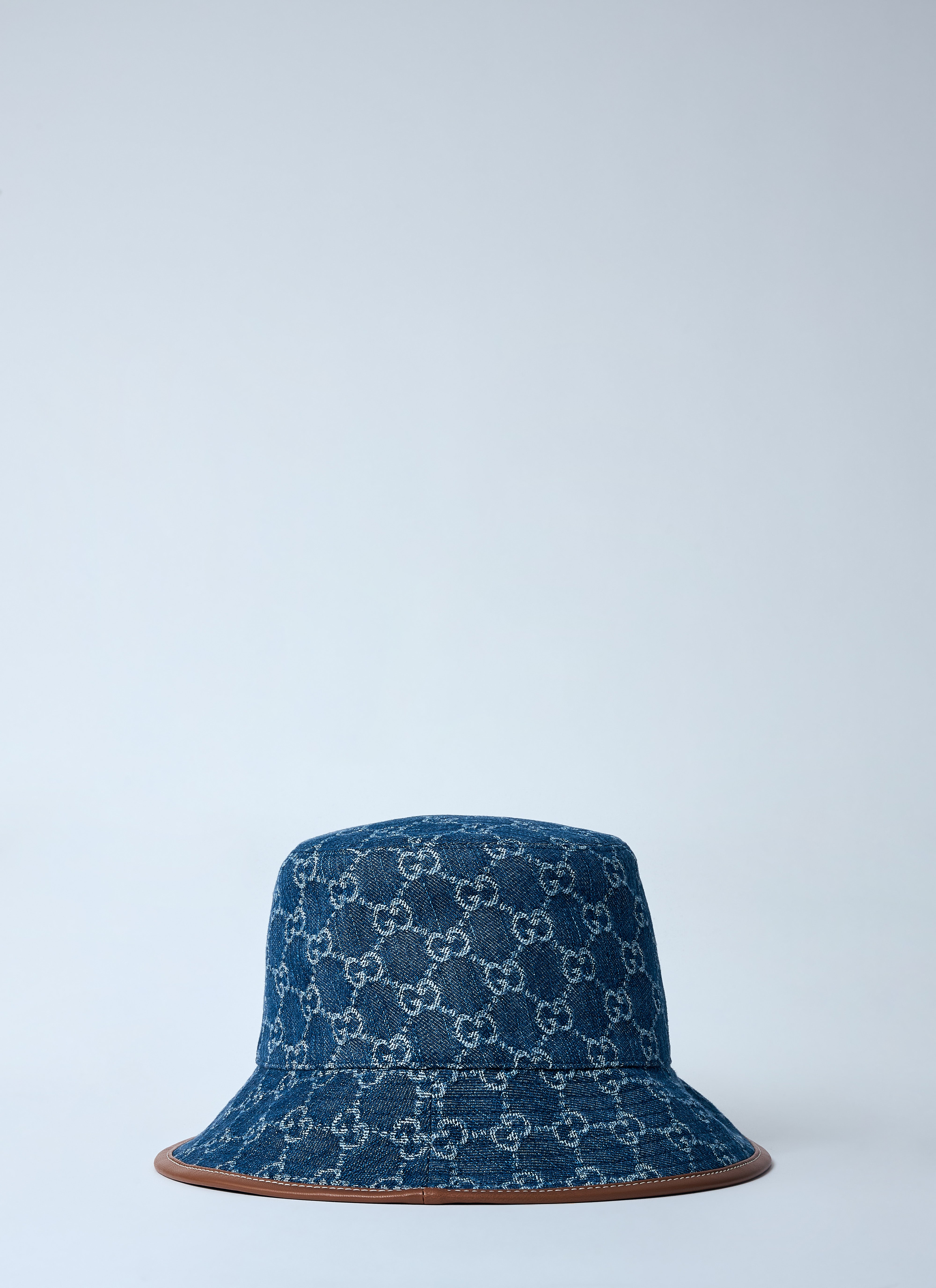 Gucci Men Gg Denim Bucket Hat