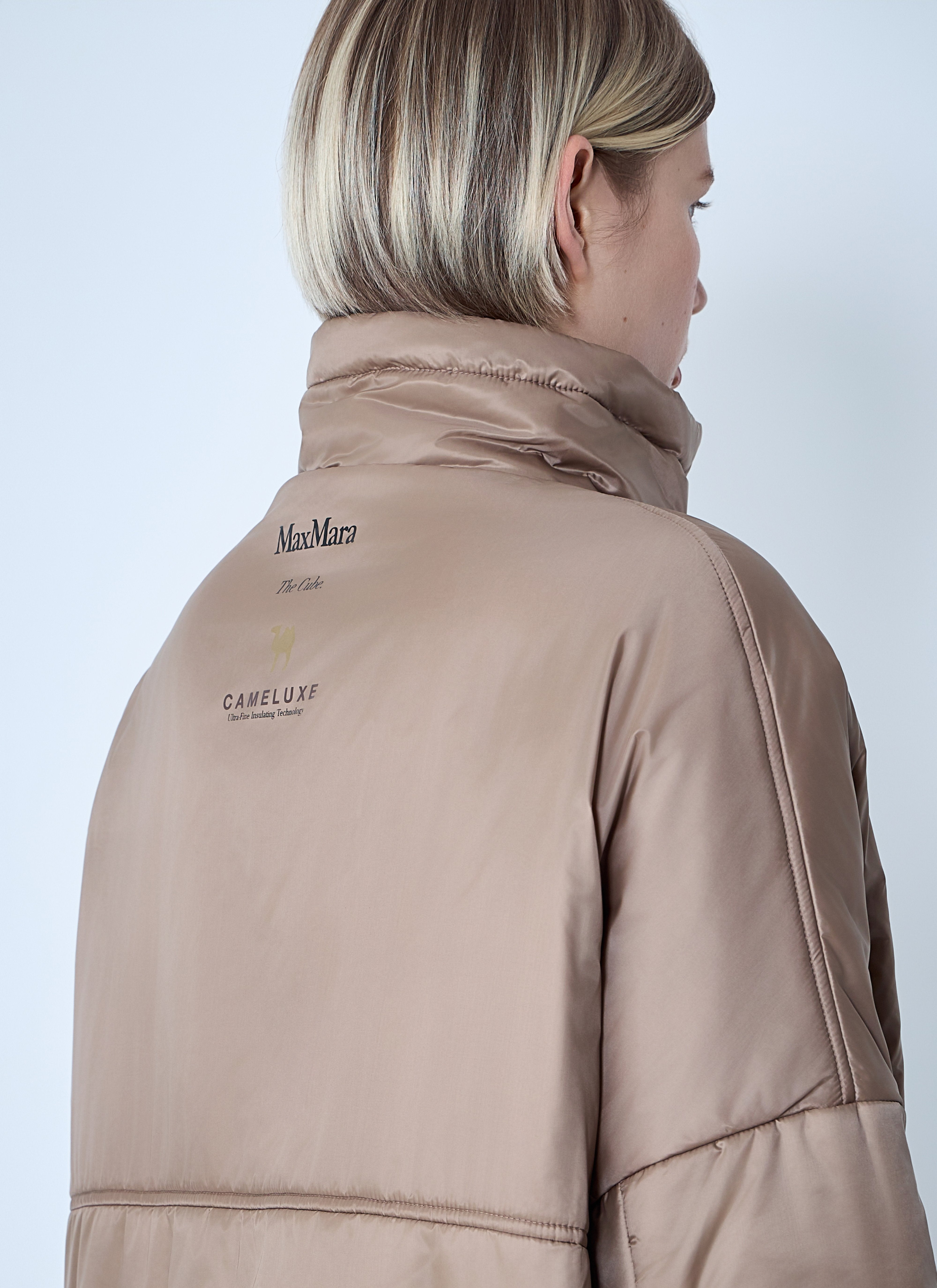 Max Mara Women Nylon Jacket In Brown