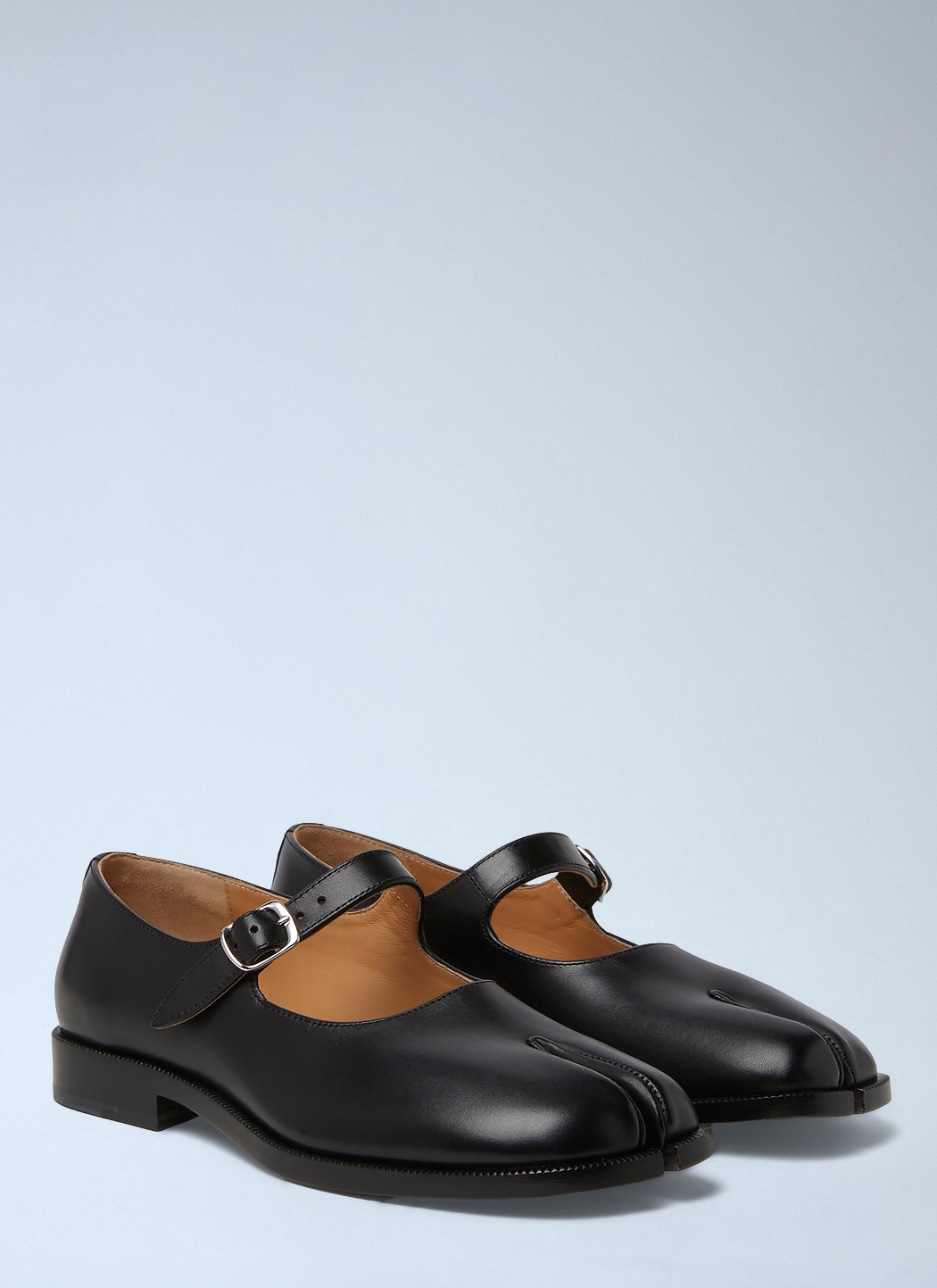 Maison Margiela Women Mary Jane Tabi Shoes In Black