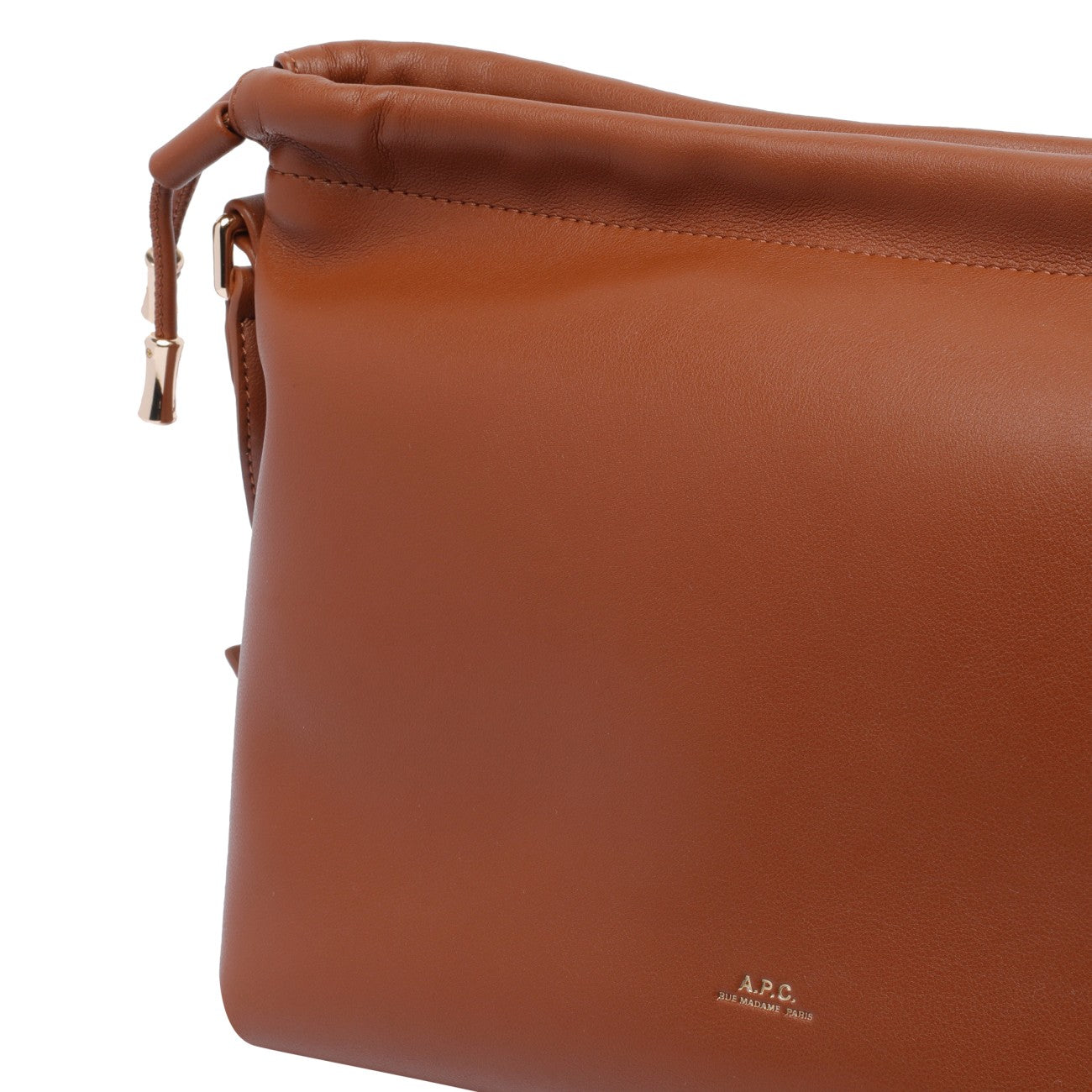 Apc Btown Crossbody Bag With Logo Lettering On The Front And Drawstring Closure In Ecoleather Woman
