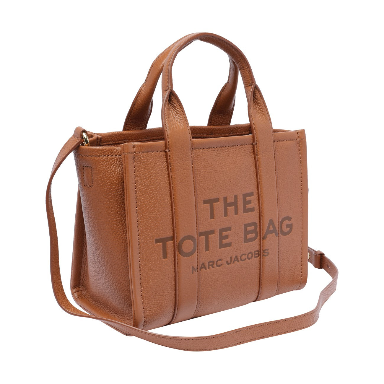 Marc Jacobs Women The Leather Small Tote Bag In Brown