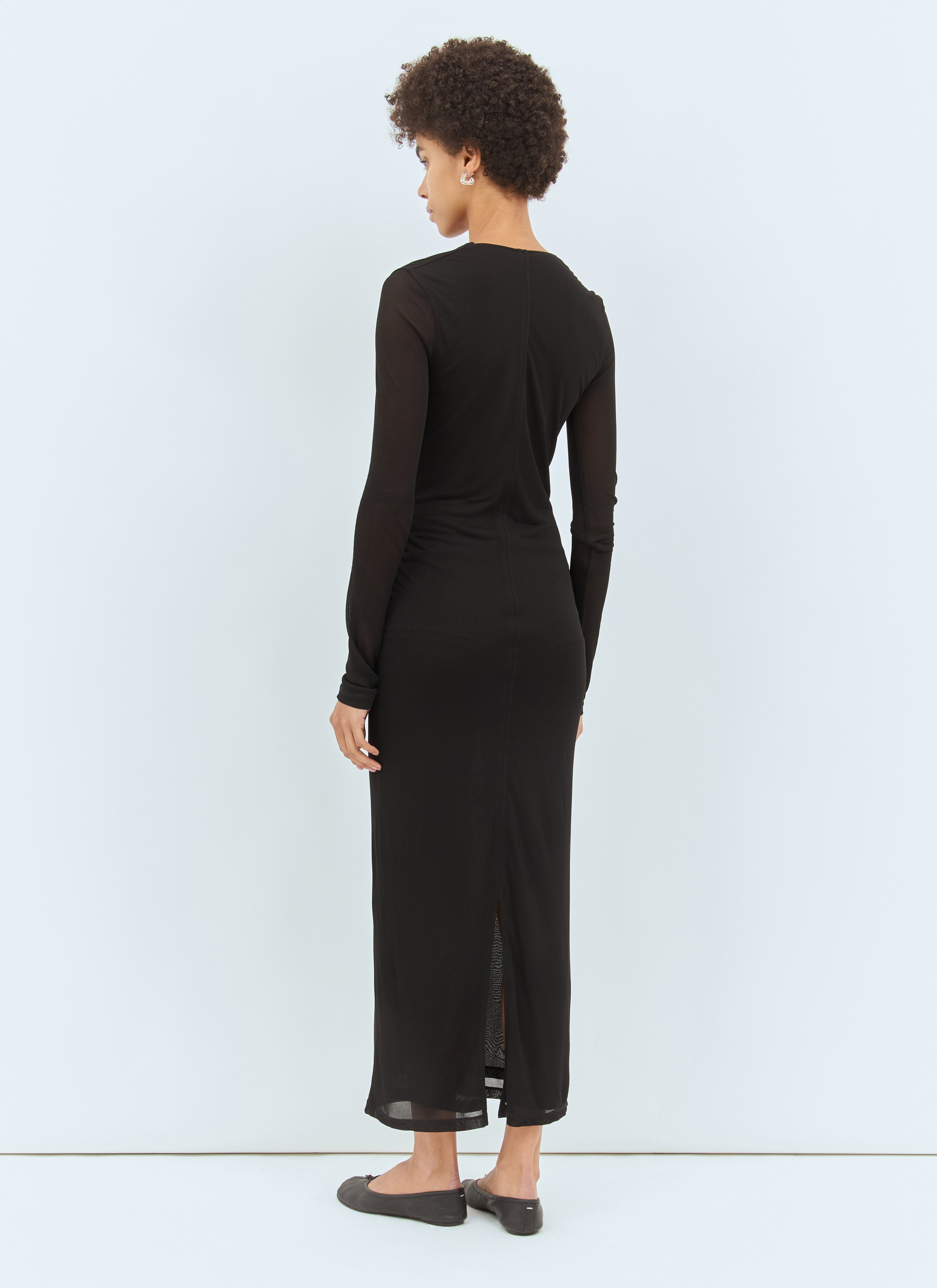 Totême Toteme Women Draped V-neck Maxi Dress