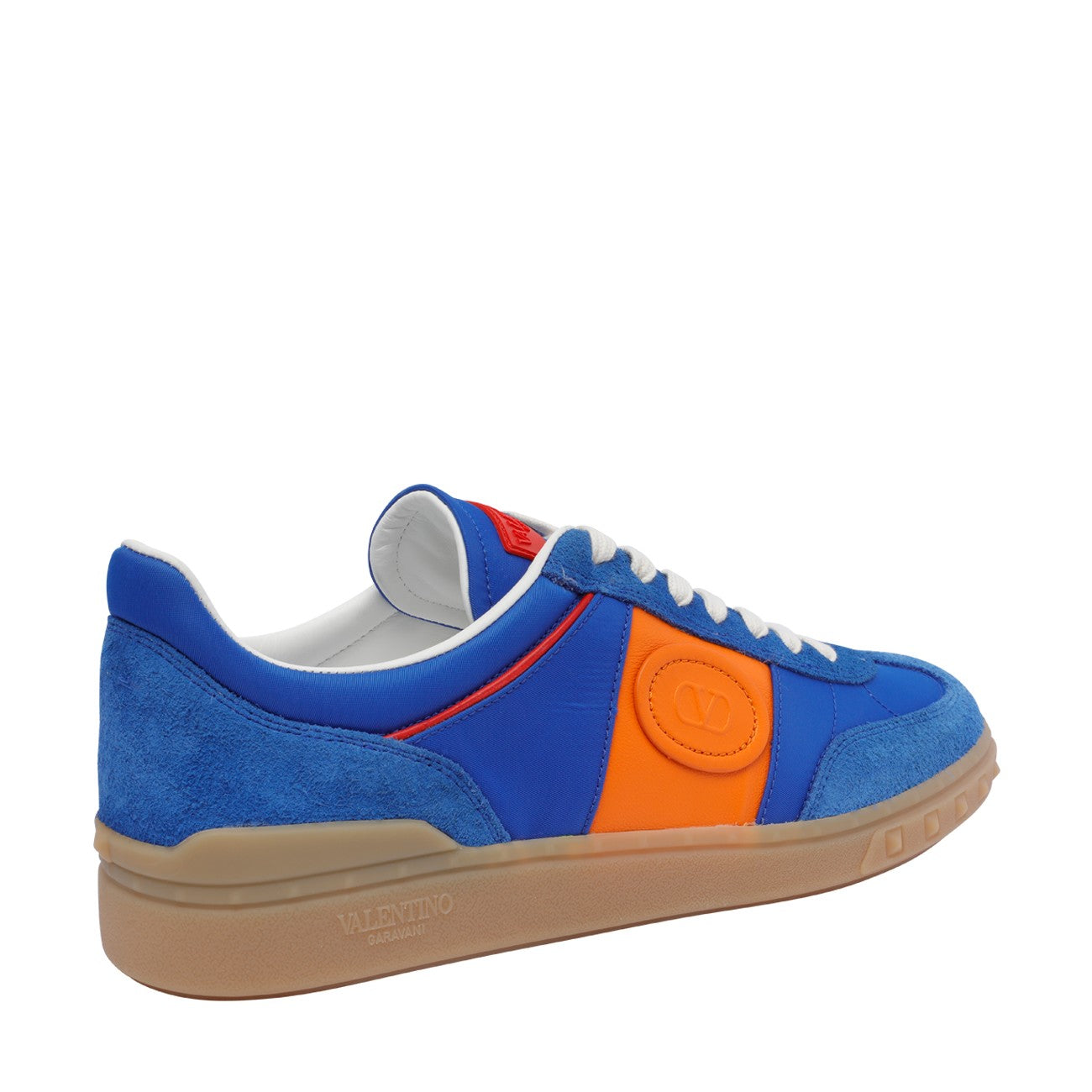 Valentino Multicolor Split Leather And Leather Upvillage Sneakers