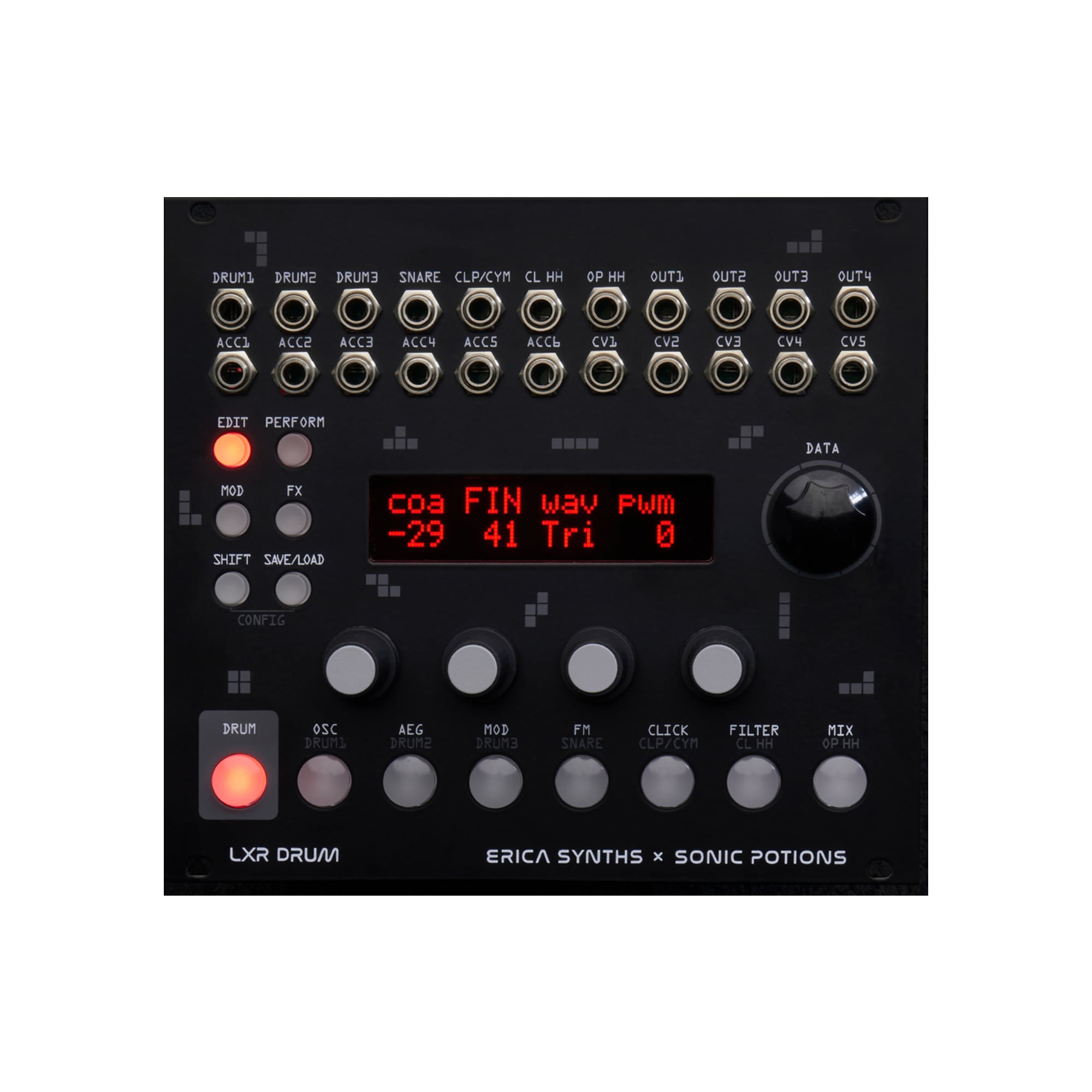 Erica Synths Drum Synthesizer LXR-02 – Cicada Sound