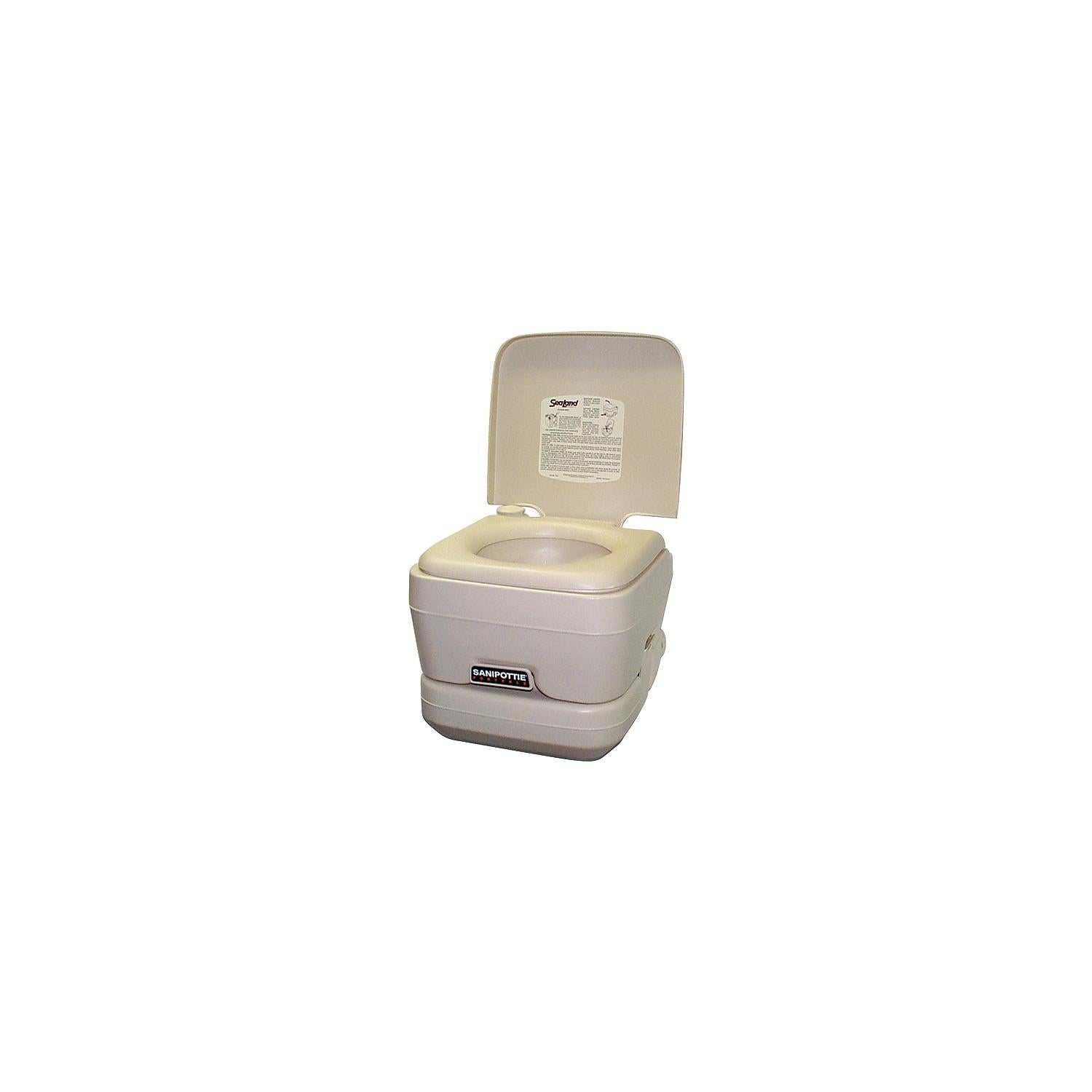 SEL 9108552675 – Dometic 2.5 Gallon Adult Size Sanipottie 962 Portable Toilet With Bellows Flush