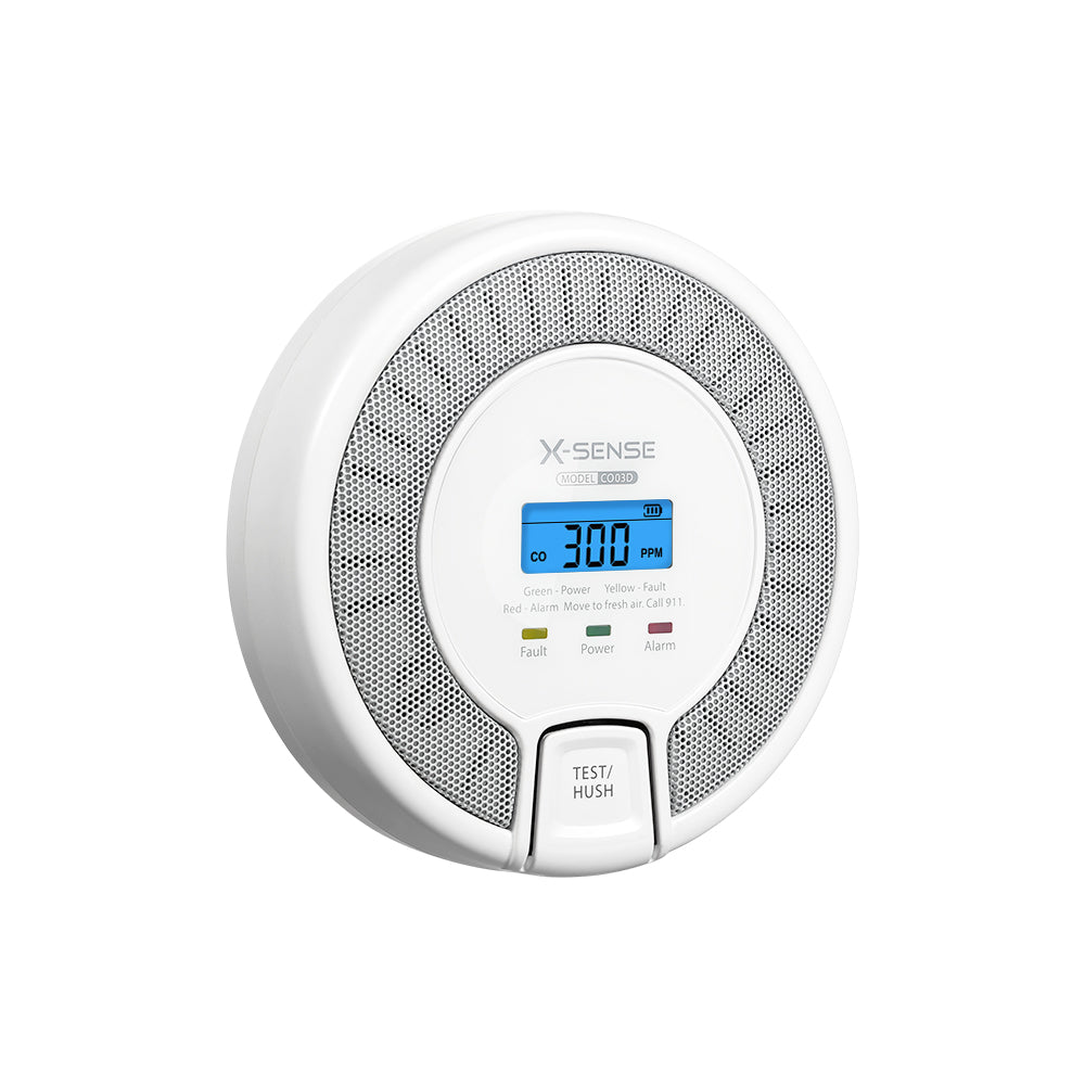 X-Sense Detector de Humo y Monóxido de Carbono de Interconexión