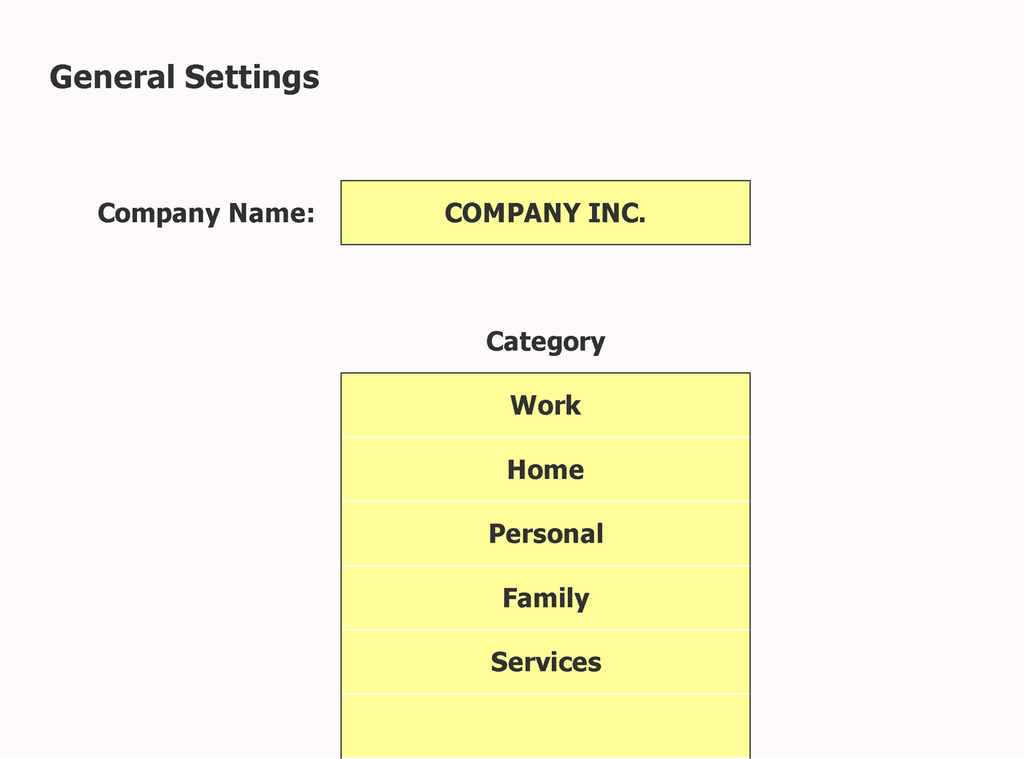 Contact Database Settings