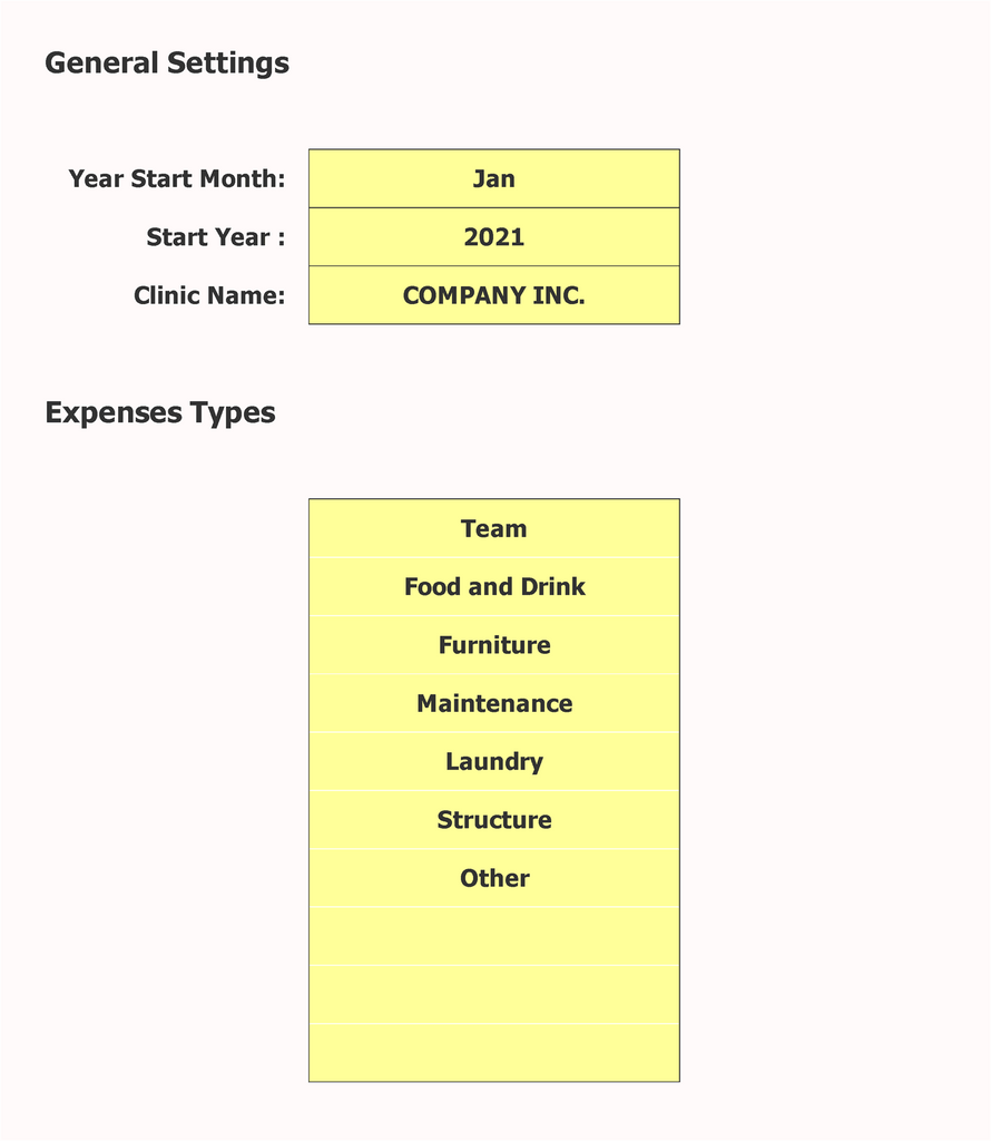 Hotel Booking Template Settings