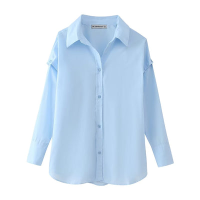 Summer Elegant Detachable Sleeve Shirt for Women