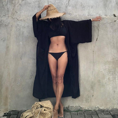 Rayon Beach Sun Protection Coat Swimsuit Women