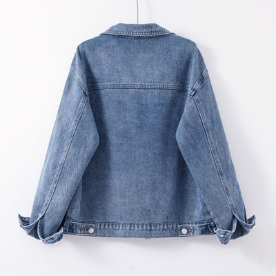 Retro Denim Jacket Women's Popular Choice