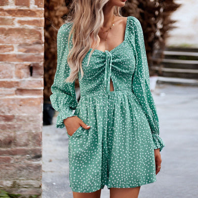 Polka Dot Women Summer Jumpsuit