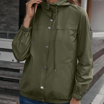 Women's Waterproof Hooded Rain Jacket