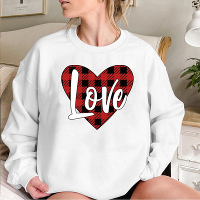 Valentine's Day Fleece-Lined Love Heart Sweater