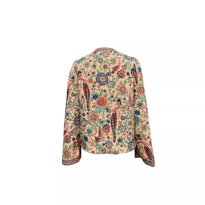 Women's Printed Bohemian Long-Sleeved Shirt