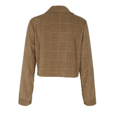 Corduroy Khaki Jacket for Women