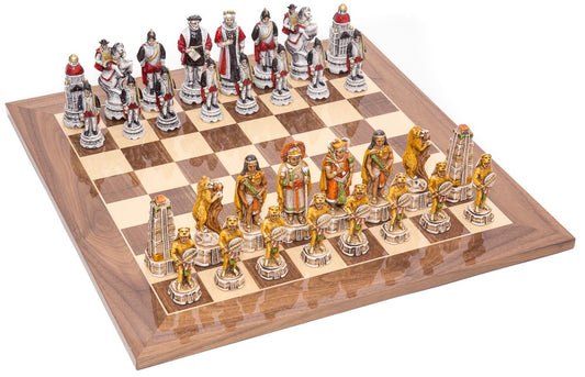 Animal Kingdom Themed Chessmen & Exotic Board Chess Set – Fancy Chess