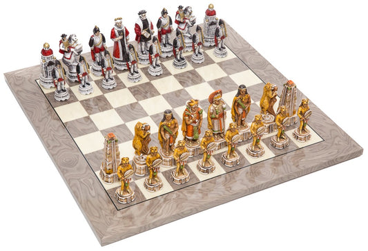 Chess Set Medieval Historical Chess Set Roman Army Chess