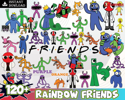 Rainbow Friends Roblox Green SVG, Rainbow Friends Cricut, Ra - Inspire  Uplift