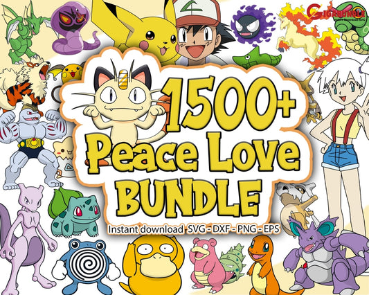 Pokemon SVG Bundle, 100+ Design Cartoon SVG PNG EPS DXF PDF Digital  Download LF6MHL04 - Package SVG