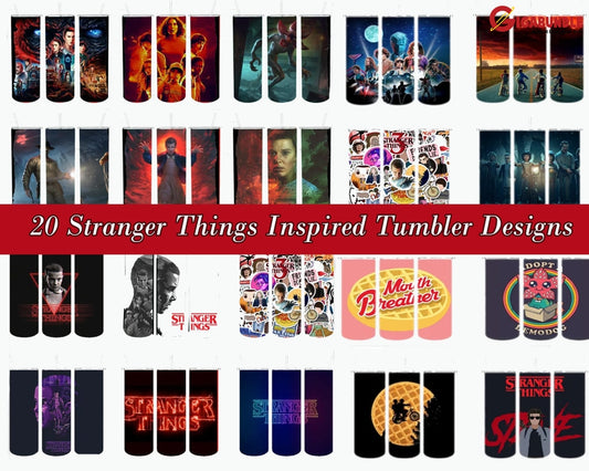 82+ Stranger Things Characters Tumbler PNG, Movie Character