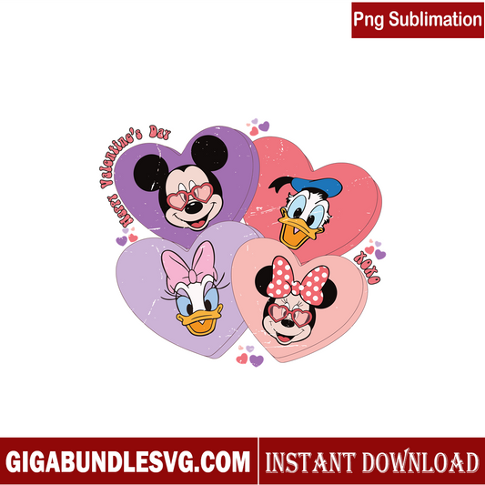 20 Disney Valentine Svg, Happy Valentine's Day Png, File Valentine Bun –  Gigabundlesvg