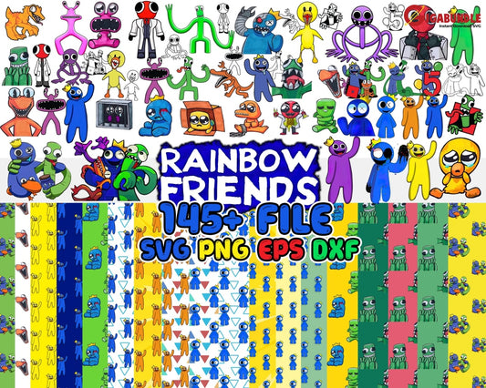 Roblox Poppy Rainbow Friends SVG PNG
