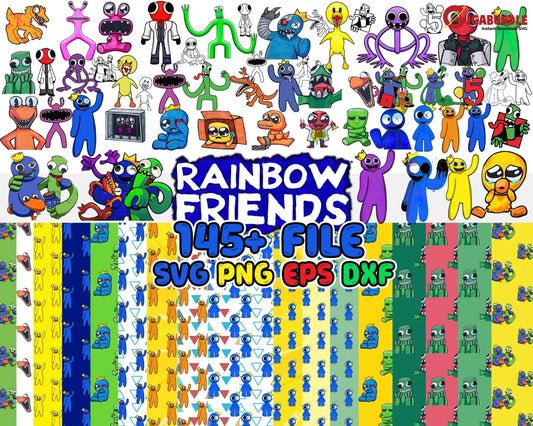 Rainbow Friends Roblox Poppy Playtime Png/svg/jpeg/pdf Perfect -   Finland