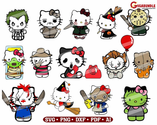 620+ Sanrio Kuromi Svg, Hello Kitty SVG Files, Hello Kitty SVG Bundle, –  Drabundlesvg