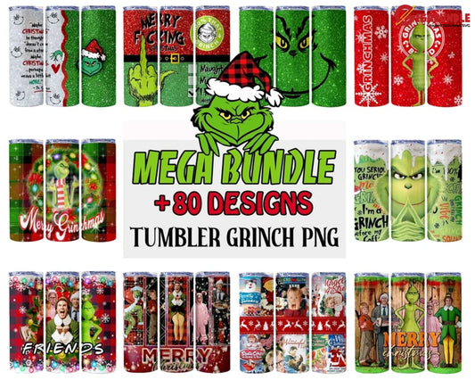 Christmas Tumbler Design,Grinch Tumbler Wrap, Christmas Tumbler Png 02