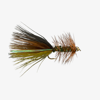 The Fly Fishing Place Bead Head Woolly Bugger Classic Streamer Flies - Set  of 12 Bass and Trout Fly Fishing Flies - Hook Size 4