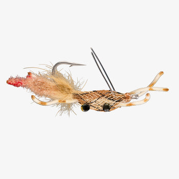 4pcs pack fly fishing crazy charlie saltwater flies 2#4#shrimp