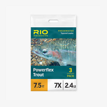 RIO Products Fly Fishing Tippet Head Gate, 2X-6X Powerflex Tippet, 30 Yard  Sp 730884260565