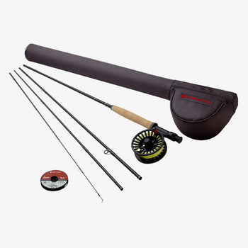 Redington Fly Fishing Combo Kit 590-4 Crosswater Outfit with  Crosswater Reel 5 Wt 9-Foot 4pc : Sports & Outdoors