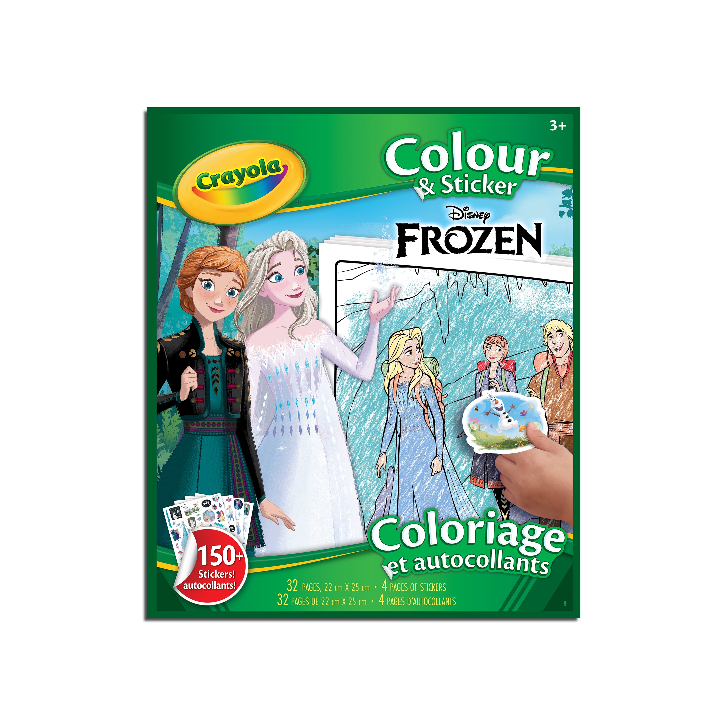Crayola Frozen Color & Sticker Activity Book - Shop Books