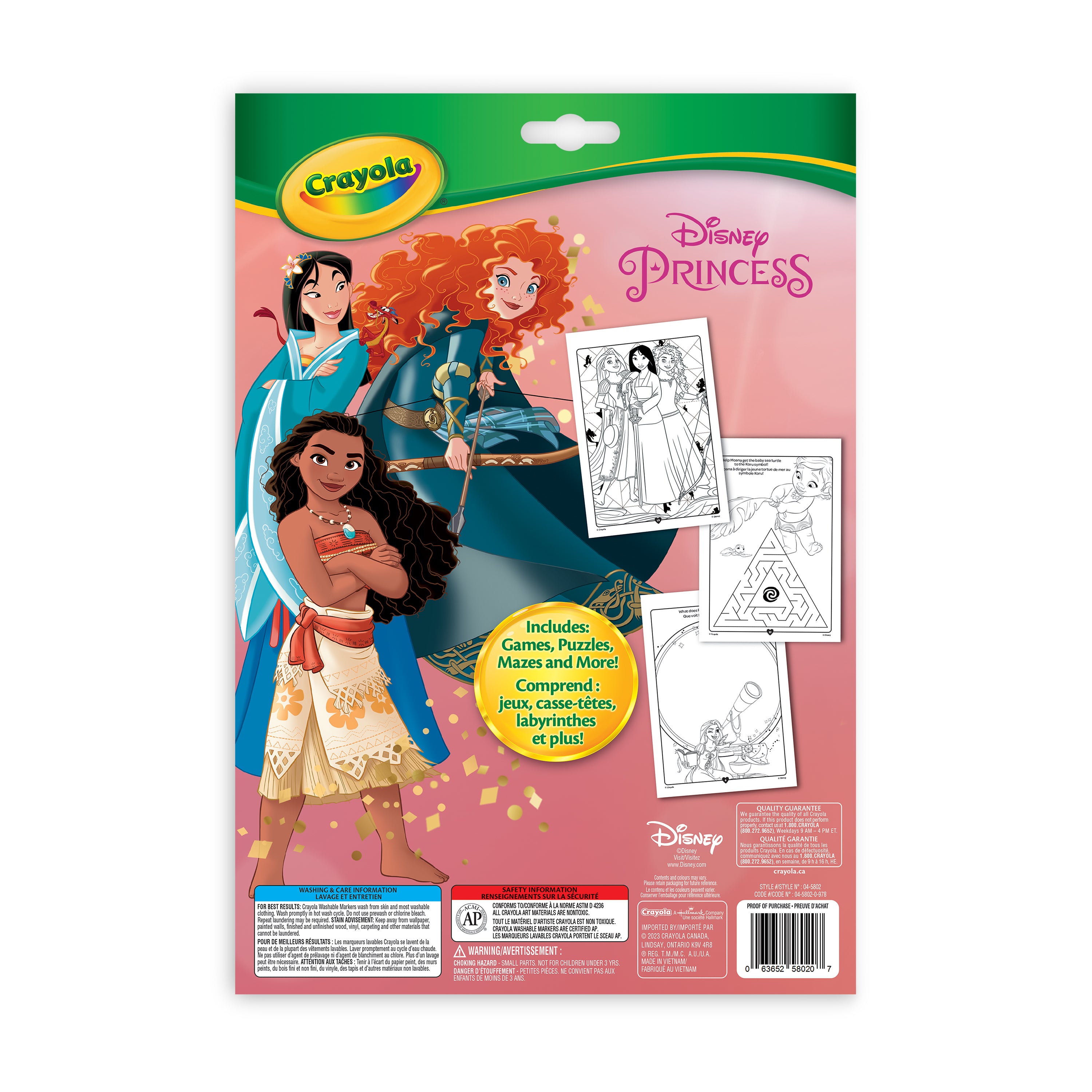 Crayola Colouring & Activity Book, Disney Princess